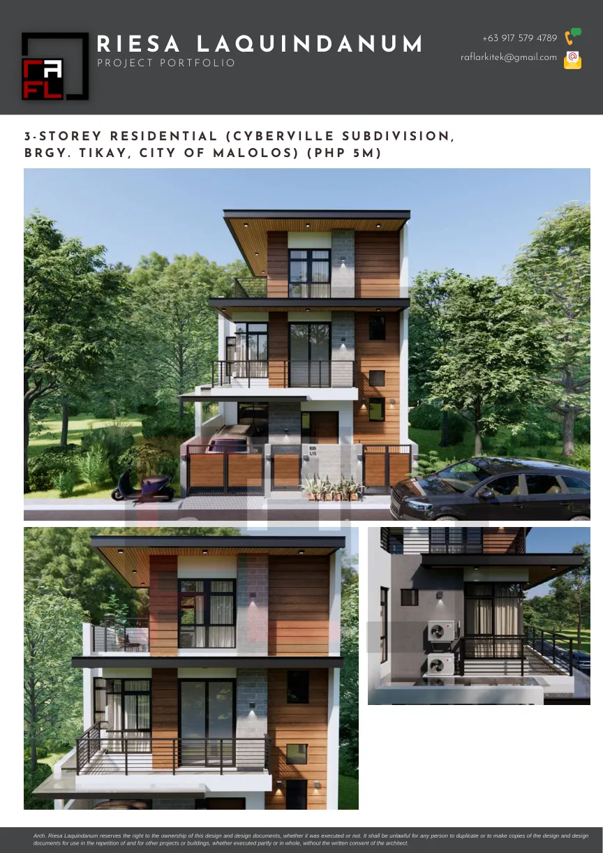 Portfolio board for Recent Residential Concepts